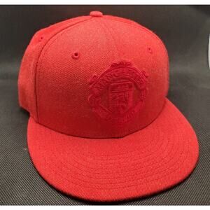 New Era Men's Heather Red Tonal Manchester United International Size 7 Flexfit